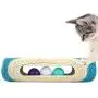 Cat Kitten Toys Rolling Sisal Scratch Board Roller with 3 Ball Exercise Training Tool by Yuecoofei