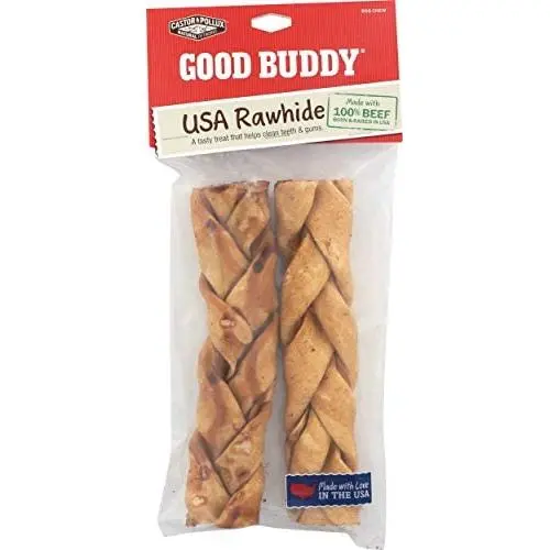 Castor & Pollux Good Buddy Made in USA Natural Chicken Flavor Rawhide Dog Treats Castor & Pollux Good Buddy Made in USA Natural Chicken Flavor Rawhide Dog Treats