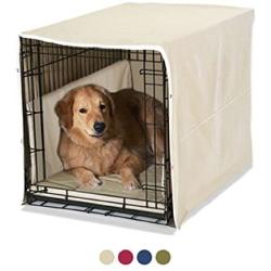 Pet Dreams Complete 3 Piece Crate Bedding Set! The Original Crate Cover, Crate Pad and Crate Bumper for Double Door Dog Crate