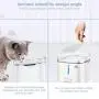 Camroop Cat Water Fountain, 68oz/2L Automatic Dog Water Fountain Pet Water Dispenser with Indicator & 1 Silicone Mat,Water Shortage Alert,Water Level Window Camroop Cat Water Fountain, 68oz/2L Automatic Dog Water Fountain Pet Water Dispenser with Indicator & 1 Silicone Mat,Water Shortage Alert,Water Level Window