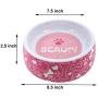 PetWare Bowl Dog Food Bowl 100% Melamine Non Slip Non Toxic Loving Pets Bowl Unbreakable Feeder Bowl Non -Tip for Small/Medium/Large Dogs Cats Puppy Pets (Pink)