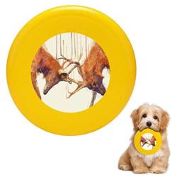 Pet Frisbee Flying Disc Dog Toy - Multifunction Stags Strong Amy Hamilton