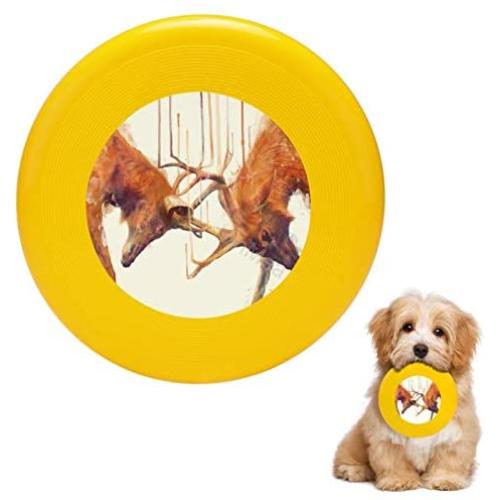 Pet Frisbee Flying Disc Dog Toy - Multifunction Stags Strong Amy Hamilton