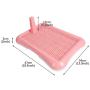 MXCELL Training Pads Toilet for Puppies Square Pet Training Toilet with Tray for Dogs Potty Trainer Indoor Outdoor