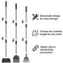 MOICO Dog Pooper Scooper, 3 Pack Upgraded Adjustable Long Handle Metal Tray, Rake and Spade Poop Scoop, Pet Waste Removal Pooper Scooper for Large Medium Small Dogs and Pets MOICO Dog Pooper Scooper, 3 Pack Upgraded Adjustable Long Handle Metal Tray, Rake and Spade Poop Scoop, Pet Waste Removal Pooper Scooper for Large Medium Small Dogs and Pets