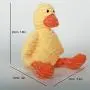 KINJUWEE Plush Corduroy Pet Toys, Durable Soft Plush Toys for Small and Medium-Sized Dogs, Strong Squeaky Dog Chew Toys, Puppies Chew Toys, Duck, Yellow KINJUWEE Plush Corduroy Pet Toys, Durable Soft Plush Toys for Small and Medium-Sized Dogs, Strong Squeaky Dog Chew Toys, Puppies Chew Toys, Duck, Yellow
