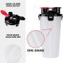 Lenlorry Dog Water Bottle Dog Travel Bowls Water Food Container with Dual Collapsible Dog Bowls Outdoor Pet Bowls for Dog Cat Puppy Kitten Rabbit Walking Hiking Traveling