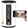 WOpet Smart Pet Camera:Dog Treat Dispenser, Full HD WiFi Pet Camera with Night Vision for Pet Viewing,Two Way Audio Communication Designed for Dogs and Cats,Monitor Your Pet Remotely