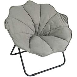 Elegant Home Fashions Pet Bed with Microfiber Cover Cushion, Grey (PET-1003)