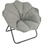 Elegant Home Fashions Pet Bed with Microfiber Cover Cushion, Grey (PET-1003)