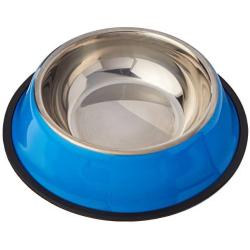 Weebo Pets Blue Stainless Steel No-Tip Food Bowls - Choose Your Size, 4-Ounce to 72-Ounce