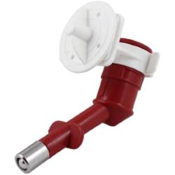 Uxcell Pet Drinking Feeding Hanging Water Bottle Head, Red