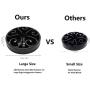 Freefa Slow Feeder Dog Bowl Bloat Stop Dog Food Bowl Maze Interactive Puzzle Non Skid, Come with Free Travel Bowl (Black1, for Large Dogs)