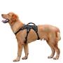 PETLOFT Big Dog Harness, Soft Texture Adjustable No Pull Dog Harness with Stainless Steel Rings, Adjustable Outdoor Training for Dogs Reflective Vest Harness, Easy Control for Small Medium Large Dogs