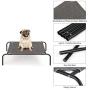Terby Elevated Dog Bed Raised Cat Cot Portable Durable Pet Cooling Beds Washable Cover Dogs Den Indoor Outdoor Frames Lounger for Medium Small Breed Summer