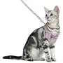 Forestpaw Adjustable Pet Mesh Vest Harness with Leash for Puppy Small Medium Dog and Cat Pink/Blue,S/M,Poodle,Chihuahua,Jack Russell,Pug