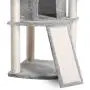 Hey-bro Extra Large Multi-Level Cat Tree Condo Furniture with Sisal-Covered Scratching Posts, 2 Bigger Plush Condos, 2 Perch Hammock, Scratching Posts Smoky Gray MPJ031G Hey-bro Extra Large Multi-Level Cat Tree Condo Furniture with Sisal-Covered Scratching Posts, 2 Bigger Plush Condos, 2 Perch Hammock, Scratching Posts Smoky Gray MPJ031G