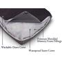Comfort & Relax Shredded Memory Foam Waterproof Pet Bed for Extra Large Dogs Over 70bls