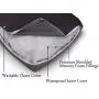 Comfort & Relax Shredded Memory Foam Waterproof Pet Bed for Extra Large Dogs Over 70bls
