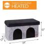 Thermo-Kitty Playhouse & Duplex Heated Cat House & Cat Scratcher