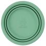 HEVEA Bowl on The go for Dogs, Foldable, Collapsible Water Bowl for Dogs. Made from Non-Toxic, Plastic-Free, BPA-Free and PVC-Free Natural Rubber. Pale Mint Holds 10oz.