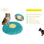 Dolzzeiy Durable and Machine Washable Dog Feeding/Training Mat Pet Snuffle Mat,Perfect for Dog Nosework Slow Feeding Training and Encourages Natural Foraging Skills,Pet Activity/Toy/Play Mat