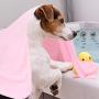 Super Absorbent Dog Towel Quick Drying Dog Bath Towel Pet Bathrobe Blanket Suitable for Small Dog Cat Puppy Pet