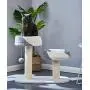 LUCKITTY 2 Tier Cat Tree Platforms with Scratching Posts, Sherpa Perch Style Bed,and Hanging Ball Toy for Cats and Kittens,Kitty Activity Center Cat Tower Furniture LUCKITTY 2 Tier Cat Tree Platforms with Scratching Posts, Sherpa Perch Style Bed,and Hanging Ball Toy for Cats and Kittens,Kitty Activity Center Cat Tower Furniture