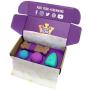 Chew King Dog Box - Durable Fetch Balls, Premium Treater and Chewing Toy Collection, Dog Toy Git Box