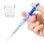 PAGOW 2 Pcs Pet Medicine Feeder, Silicone Syringe Cat Dog Puppy Pill Dispenser Suit with Soft Tips, Pet Cat Dog Puppy Pill Tablet Versus Control Rods