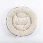 Loves cabin Round Donut Cat and Dog Cushion Bed, 20in Pet Bed For Cats or Small Dogs, Anti-Slip & Water-Resistant Bottom, Super Soft Durable Fabric Pet Supplies, Machine Washable Luxury Cat & Dog Bed