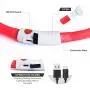 BSEEN Led Dog Collar USB Rechargeable Glowing Pet Safety Collars Water Resistant Light up Cut to resize to fit 11''-27'' for Small, Medium, Large Dogs BSEEN Led Dog Collar USB Rechargeable Glowing Pet Safety Collars Water Resistant Light up Cut to resize to fit 11''-27'' for Small, Medium, Large Dogs
