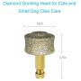 OVATAVO Dog Nail Grinder Replacement Heads - Pet Nail Trimmer & File for Small and Medium Dogs - Cat Nail Grinder Tips for Paws Grooming & Smoothing Claw Care…