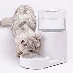 Lulu Home Automatic Pet Water Dispenser and 4 Pack Filters, Automatic Pet Waterer with Filter, 84Oz/2.5L