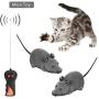 Zetiling Mice Toy, Remote Control Mouse Toy, Automatic Moving Mouse Wireless Mouse Funny Rat Cat Toy with Lifelike Sounds to Attract The Attention of Cats or Dogs