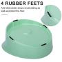 CATPRO Spill-Proof Slanted Bowl for Dogs and Cats, Non-Slip Tilted Dog Feeder, Ergonomic Cat Food Dish, Shallow Wide Food Bowl Eat with Ease for French Bulldog, Pug, Bagh, Garfield
