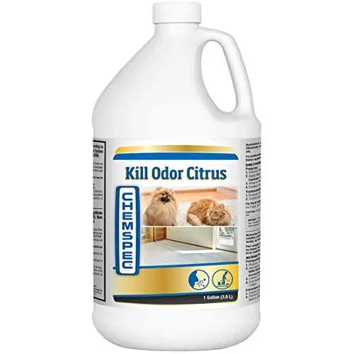 Chemspec Kill Odor Citrus Professional Pet Odor Neutralizer Additive for Carpet Deodorization, 1 Gal, Model Number: C-KOC1G Chemspec Kill Odor Citrus Professional Pet Odor Neutralizer Additive for Carpet Deodorization, 1 Gal, Model Number: C-KOC1G