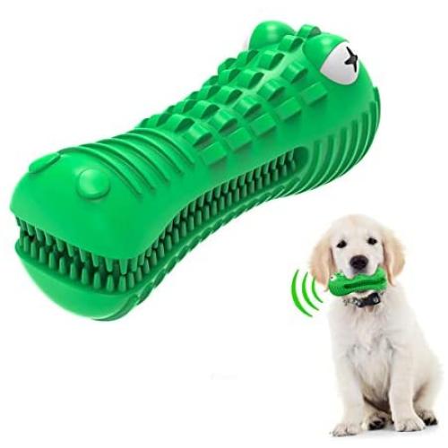 N/B Dog Squeaky Toys Dog Chew Toys for Aggressive Chewers Large Medium Breed Dog Toothbrush Toys for Cleaning Teeth Indestructible Outside Interactive Pets Training Toys