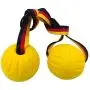 BTFLKNS 2Pcs Diameter 3.54inch Large Dog Rope Ball, Foam Ball on a Rope Dog Toy can Floats in Water, for Small and Large Dogs Interactive, Tugging Ball Toys(Yellow) BTFLKNS 2Pcs Diameter 3.54inch Large Dog Rope Ball, Foam Ball on a Rope Dog Toy can Floats in Water, for Small and Large Dogs Interactive, Tugging Ball Toys(Yellow)