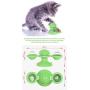 YATG PET Interactive Cat Toy, Windmill Turntable Cat Toy with Catnip and Glow Ball Safe and Fun Kitten Toy, can be rotated, massaged, Tickled