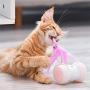 redcolourful Quality Pet Supplies, Pet Electric Smart Balance Led Luminous Remote Control Car Funny Cat Toy with Feather Green Ideal Pet Product