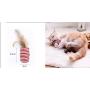 Meows Cat Toy 7-Piece Set Toys Kitten Toys Assortments Pets Feather Cat Wand Toys Set Cat Feather Toys Fish Fluffy Mouse Mice Balls and Bells Toys for Cat Puppy Kitty