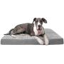 Furhaven Pet - Traditional Orthopedic Foam Mattress Dog Bed and Calming Anti-Anxiety Round Oval Nest Cuddler Dog Bed for Dogs and Cats - Multiple Sizes, Styles, and Colors.
