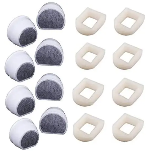 Foam Pre-Filter and Carbon Filter for Petsafe Drinkwell Fountain Stainless Steel 360, Avalon, Pagoda, Seascape and Sedona Water Bowl, Dog and Cat Pet Water Fountain Prefilters(8 Packs) Foam Pre-Filter and Carbon Filter for Petsafe Drinkwell Fountain Stainless Steel 360, Avalon, Pagoda, Seascape and Sedona Water Bowl, Dog and Cat Pet Water Fountain Prefilters(8 Packs)