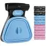 CHRUNONE Dog Pooper Scooper, Portable Dog Scooper Pooper, Sanitary Dog Waste Pick Up, with Bag Dispenser, Dog Leash Clip and Pooper Scooper Bags (Large)