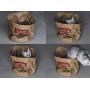 Petism Crinkle Paper Cat Bag Cat Caves for Indoor Cats, Unbreakable Kraft Paper Cat Toy Basket, Cat Hideaway Toy Box, Cat Toy Storage Box.
