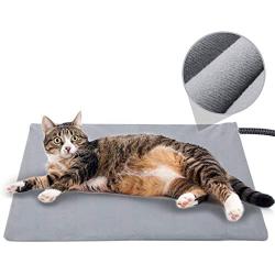 Pet Heating Pad for Cat Dog,Soft Electric Blanket Auto Temperature Control Waterproof Indoor,House Heater Animal Bed Warmer Heated Floor Mat,Whelping Supply for Pregnant New Born Pet