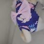 Bonario Dog Diapers Puppy Doggie Sanitary Panties Suspender for Female Small Girl Dogs with Tighten Strap Washable & Reusable for Pets (L（Chest17.7〃 Back13.7〃）)
