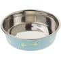 Loving Pets Coastal Bella Bowl for Dogs, Medium, Blue