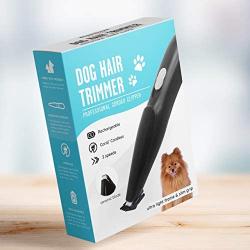 Downtown Pet Supply Professional Dog Cat Precision Paw Fur Trimmer, Low-Noise Cordless Pet Hair Grooming Electric Clippers for Small, Medium, and Large Breeds